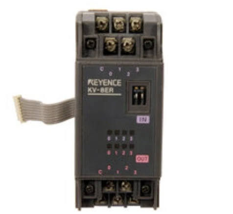 Keyence KV-8ER PLC Expansion Unit, 4 Inputs And 4 Relay Output [Refurbished]