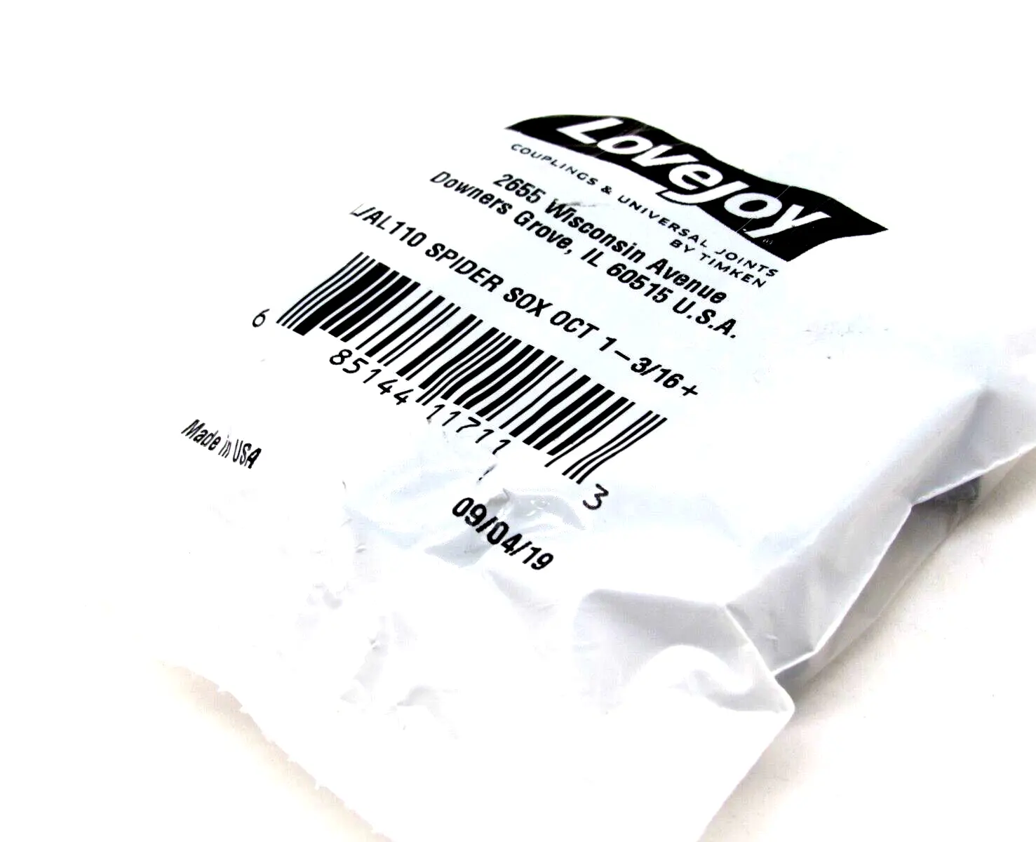 NEW LOVEJOY L/AL110 SPIDER SOX OCT 1-3/16 LAL110