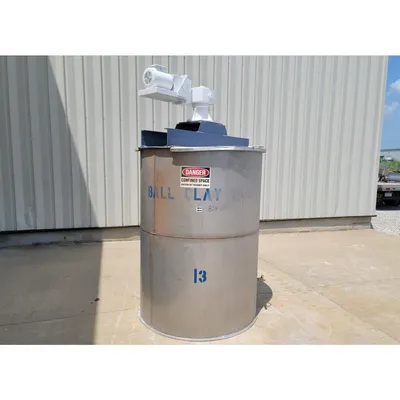 Used Industrial Air 475 Gallon Stainless Steel Tank w/ Agitator