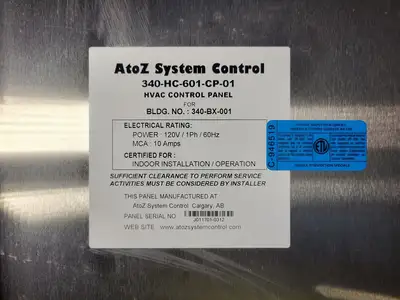 NEW 2011 ATOZ 340-HC-601-CP-01