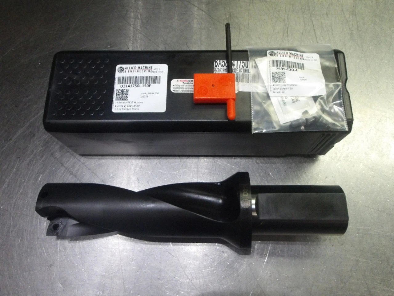 AMEC #14 4TEX 1.75" Coolant Thru Drill 1.5" Shank D3141750I-150F (LOC2708A)