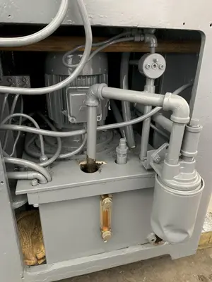 12" X 24" OKAMOTO ACCUGAR 124N HYDRAULIC SURFACE GRINDER. STOCK # 0743822.