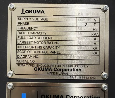 2021 OKUMA MB-4000H Horizontal Machining Centers (CNC) | CNC EXCHANGE (16)