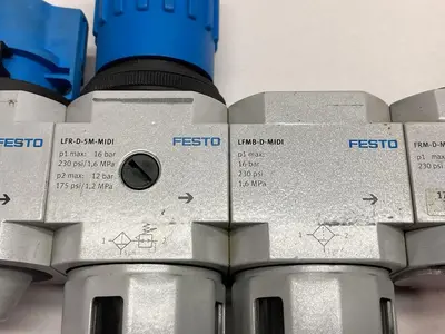 Used FESTO LFR-D-5M-MIDI Air Pressure Regulators Ohio US | Surplus Asset Holdings #1365900