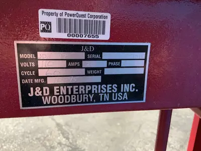 Used 1995 J & D JD1622T Miscellaneous Packaging Equipment Ohio US | HGR 24 #1290192