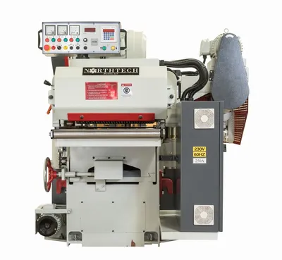 Northtech NT 610SC-I 40HP+30HP Double Surface Planer (w/ Helical Cutter Heads)