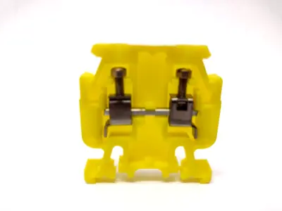1492-HM1Y | Allen Bradley  Finger Safe Terminal Block, Yellow, LOT OF 100 - Used