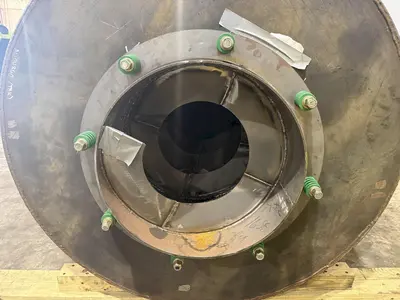 48" X 3-STAGE RANSOHOFF ROTARY DRUM BATCH AUTOMATIC PARTS DEBURR & WASHER SYSTEM, NEW 2013: YOBRO #24300