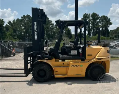 Used 2018 HYUNDAI 70D-9 Internal Combustion Forklifts: Pneumatic Tire Texas US | Forklift Exchange #1274643