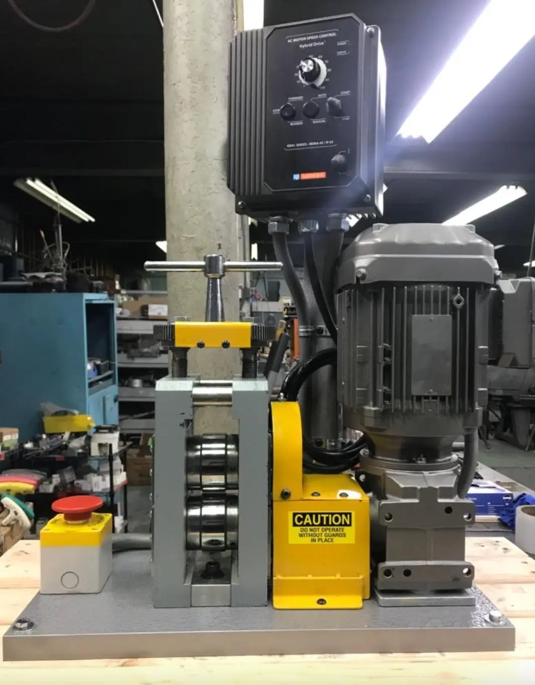 NEW IRM 2.75" X 2.3" 2-HIGH CARBIDE WIRE FLATTENING MILL