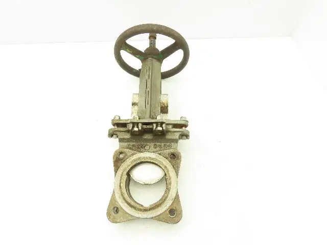 Rovalve TechnaFlow S17-D 3" Stainless Knife Gate Valve Lug Style Rubber Seat