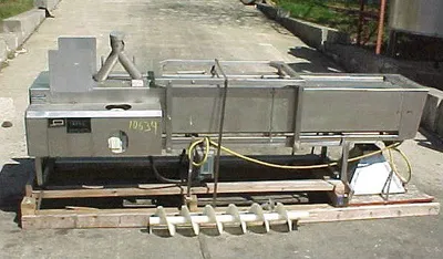 USED AMERICAN SNACK COATING CO. 8 X 8 SCREW MIXER
