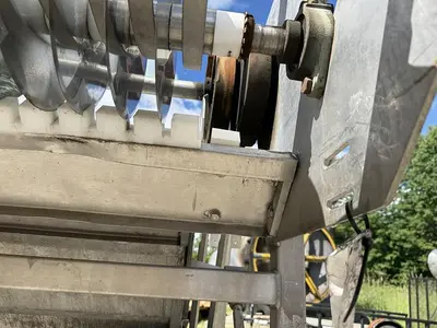 USED MAGNUSON ENGINEERING SHUFFLO FEEDER AND SLICER 54" WIDE