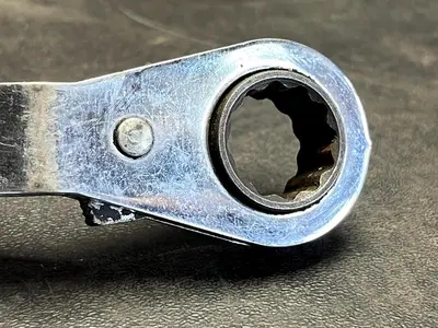 Blue-Point Tools RYA1618 1/2in. X 9/16in. 12 Point Offset Ratcheting Box Wrench