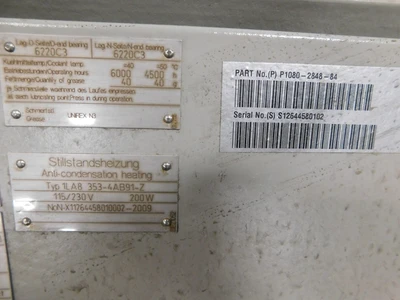 New | in-Stock Siemens 1LAB 353-4AB91-Z A.C. Motors Ohio US | Equipment Recovery Corp. #1331523