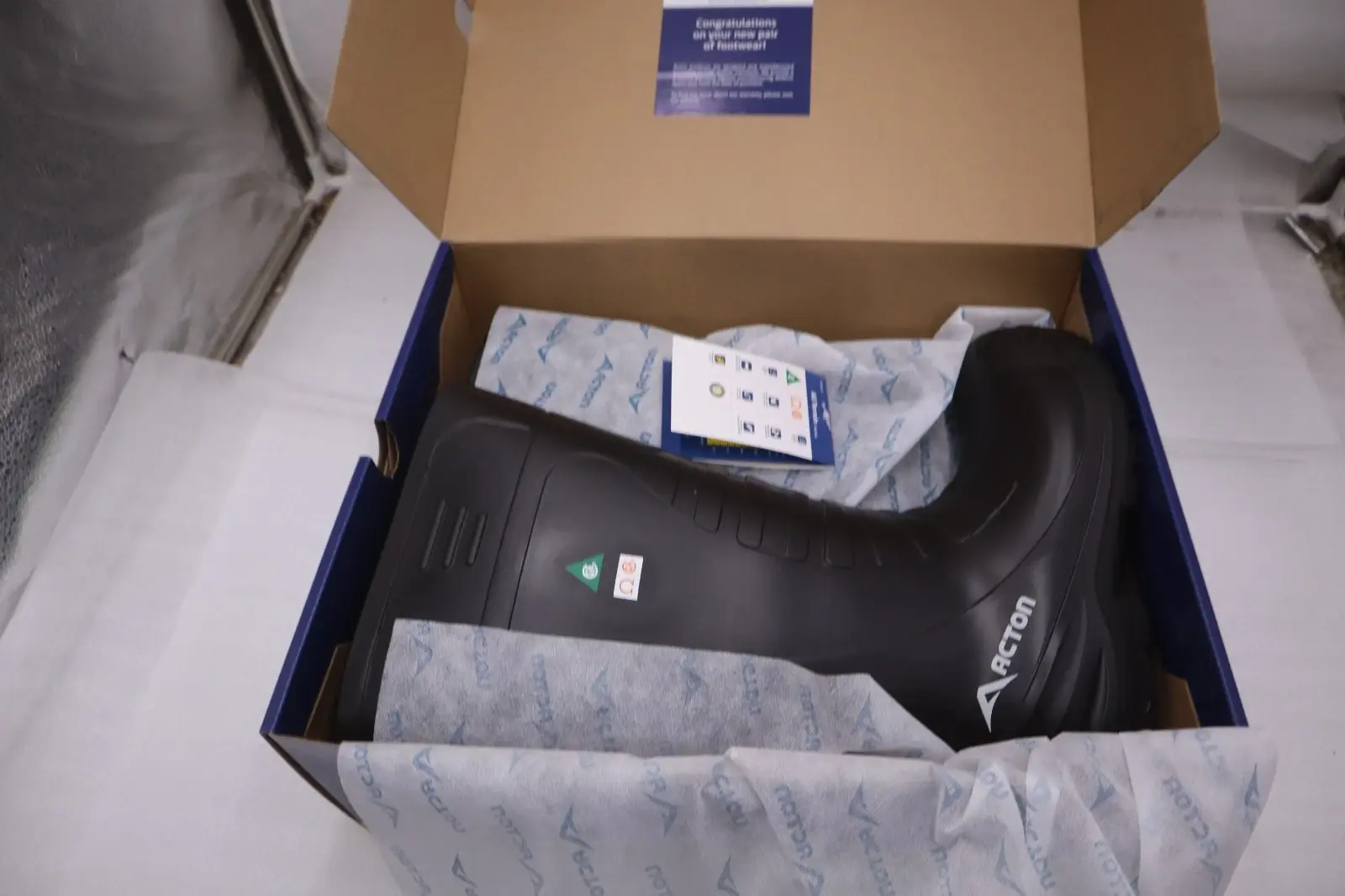 ACTION All Terrain 15" Composite Toe Rubber Work Boots A4144-11 - STOCK SGF98