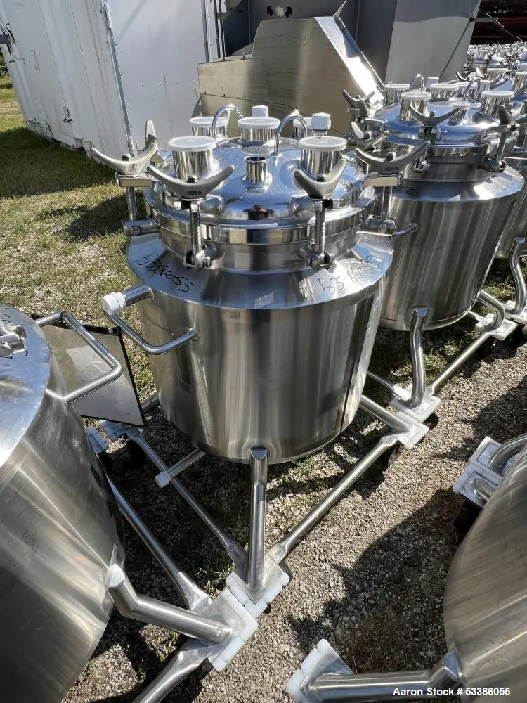 Used Dimple Jacketed 316L SS Precision Stainless Freeze/Thaw Tank