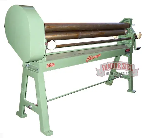 New | in-Stock CHICAGO SR-5016 Plate Bending Rolls including Pinch Michigan US | Vander Ziel Machinery Sales #483009