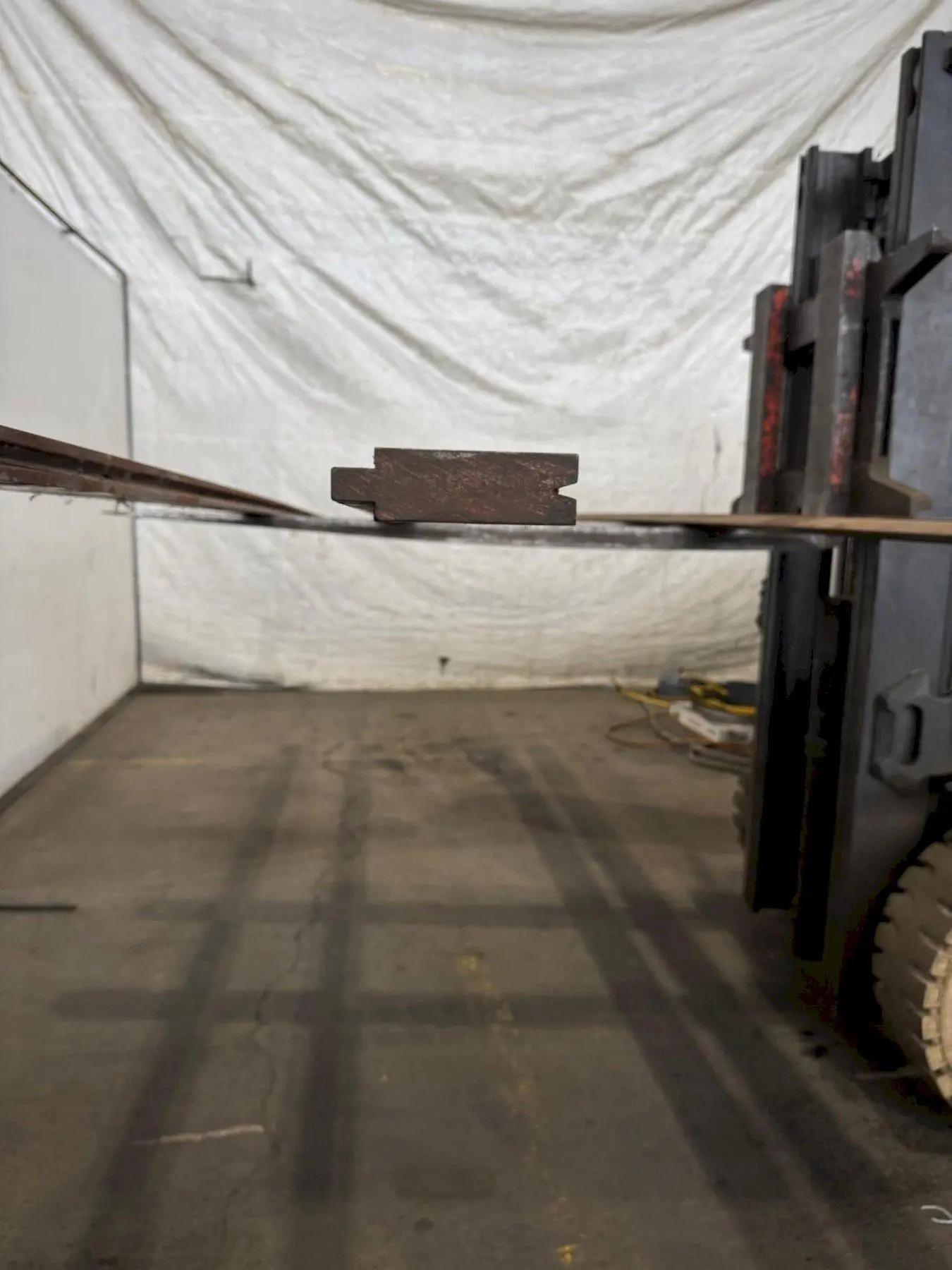 144" V-DIE ACUTE 45 FEMALE PRESS BRAKE DIE. STOCK #1223124
