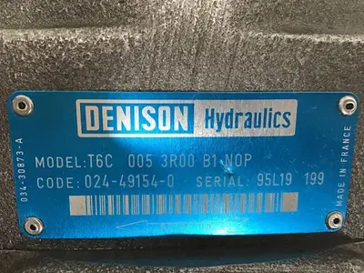 USED DENISON HYDRAULICS T6C 005 3R00 B1 N0P