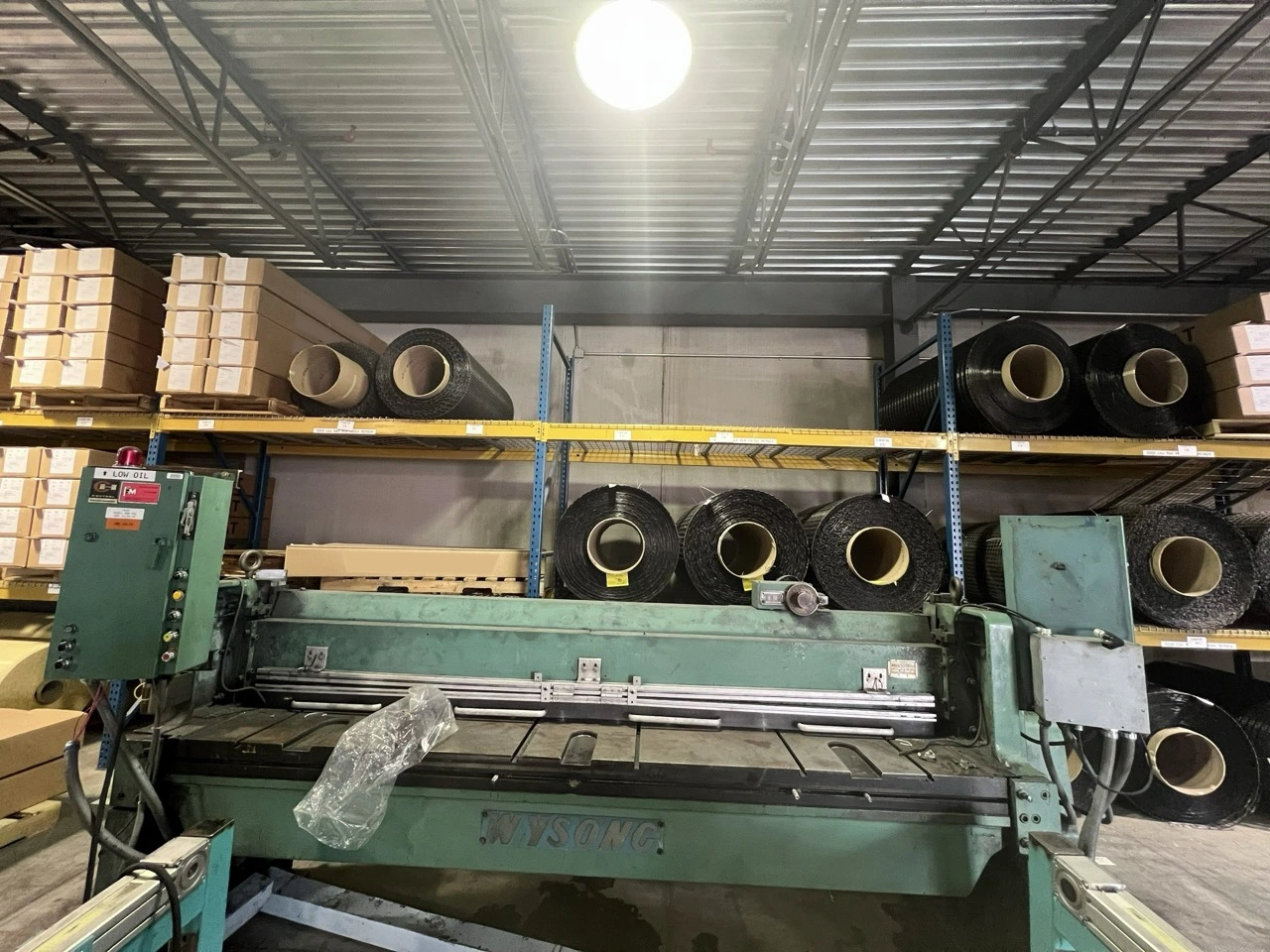 Used 1900 WYSONG 1010 Power Squaring Shears (Gauge) Illinois US | Revelation Machinery #1269534