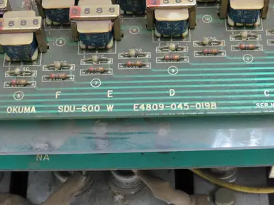 Okuma SDU-600 Servo Drive Amplifier with E4809-045-019B Circuit Board