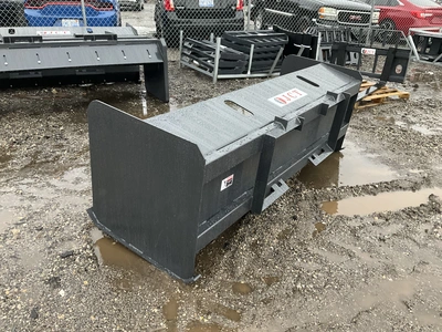 Used JCT SNOW PUSHER BOX BLADE SKID STEER ATTACHMENT Snow Removal & Equipment Michigan US | Miedema Asset Management Group #1325824