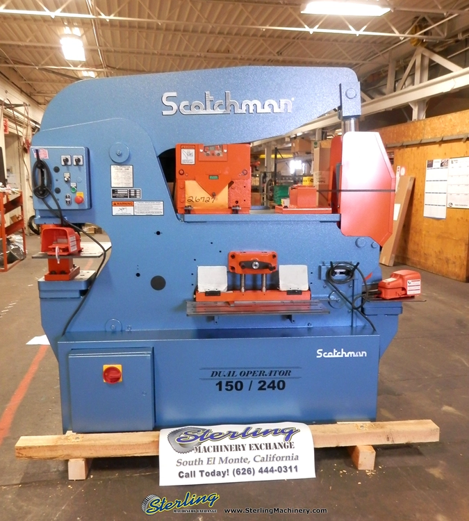 New | in-Stock SCOTCHMAN DO 150/240 - 24 M Ironworkers California US | Sterling Machinery Exchange #1465455