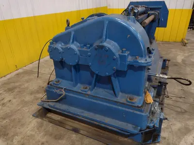 36” W X 16" ID YODER RECOILER WITH PUSH-OFF MANDREL: STOCK  #22952