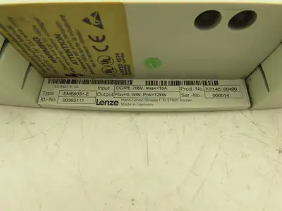 Lenze EMB9351-E Servo Drive Brake Resistor Module 16A