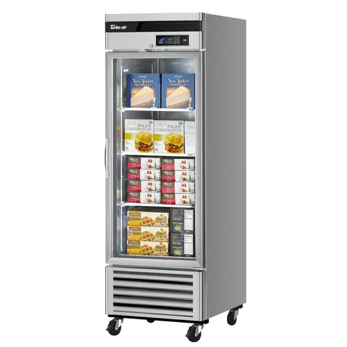 Turbo Air TSF-23GSD-N 27" Super Deluxe One Section Reach In Freezer, (1) Right Hinge Glass Door, 115v