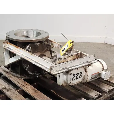 Used 10" Dia. Stainless Steel Rotary Valve