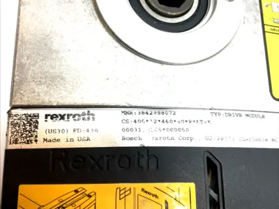 USED REXROTH DRIVE MODULE AS 2/R‑700 TS 2PLUS 1 SIDE ONLY