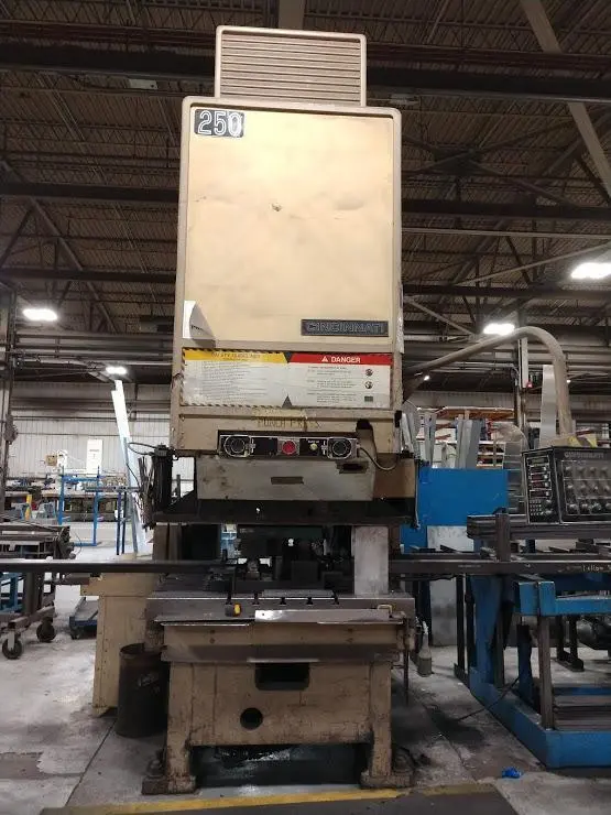 Used 1990 CINCINNATI 250-OBS Gap Frame (OBS) Presses | BLUMBERG MACHINERY COMPANY #398788