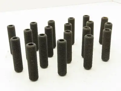 EZ Sockets 3/4-16 x 3" Cup Point Socket Set Screw 3/8" Hex Black Oxide 601468P  Lot of 19