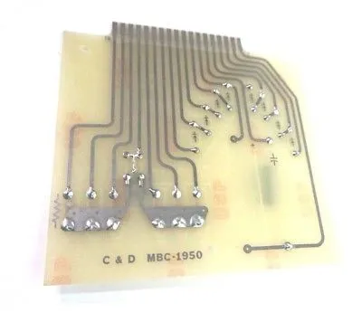 USED C & D BATTERIES MBC-1950 PC BOARD MBC1950