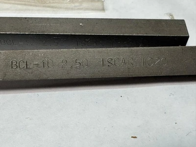 ISCAR BCL-10-2.50 Carbide Tool Bit IC 20 Cut Off New 2 Pcs