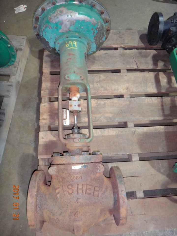 Fisher 4", Class 125, Cast Iron Control Valve