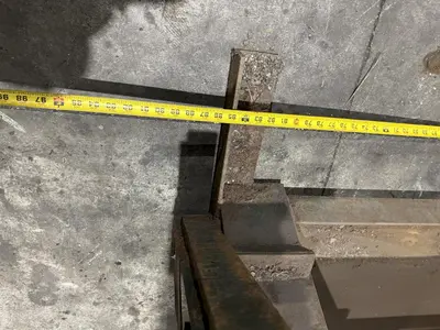 A-FRAME HEAVY DUTY STORAGE RACK, FOR BAR STOCK / PRESS BRAKE DIES & MORE: YOBRO #24015