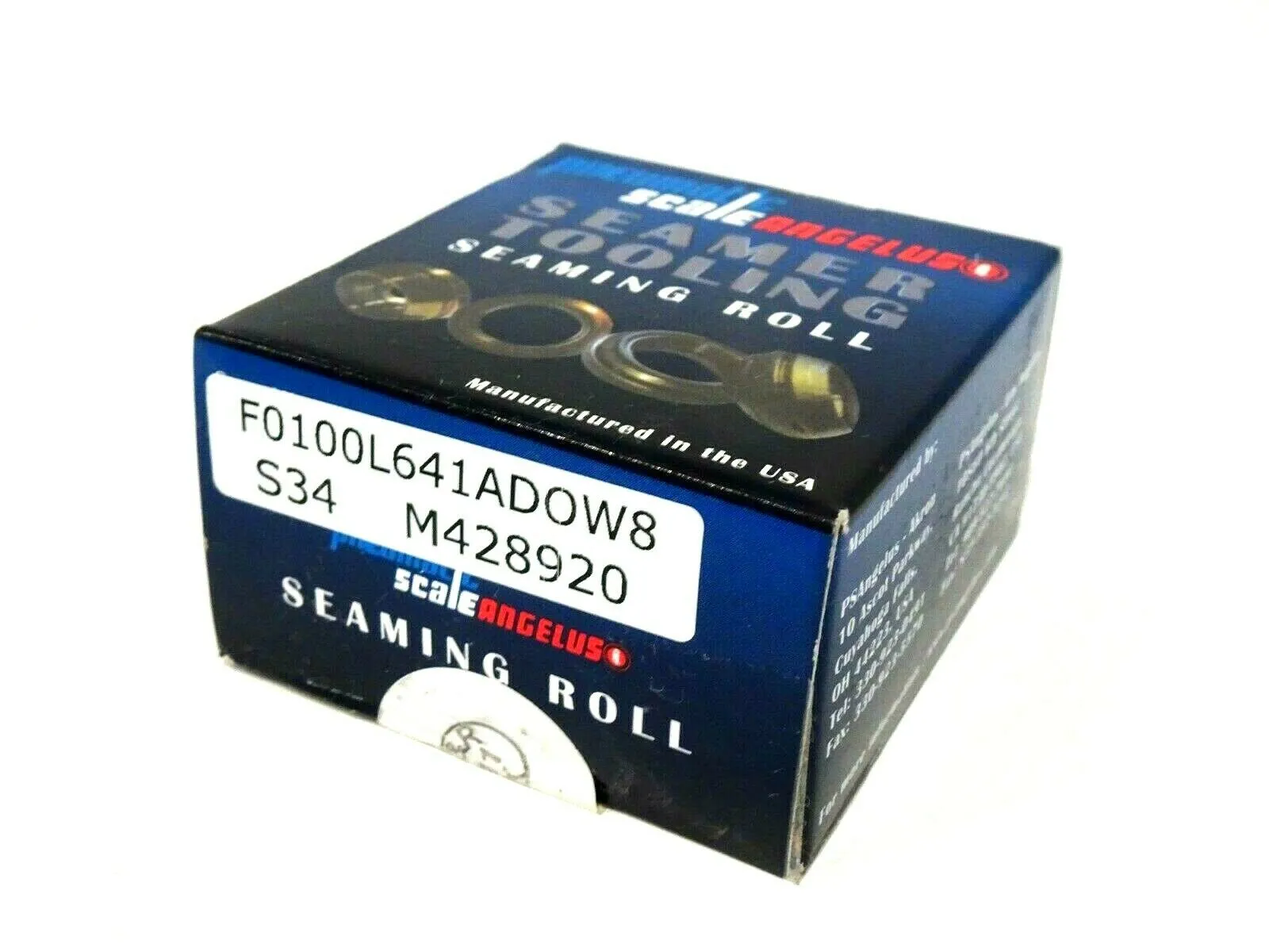 NEW SEALED PNEUMATIC SCALE ANGELUS F0100L641ADOW8 SEAMING ROLL S34 M428920
