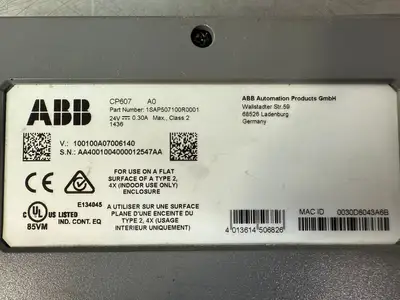 Abb CP607 1SAP507100R0001 24V 0.30A (6.3.3)