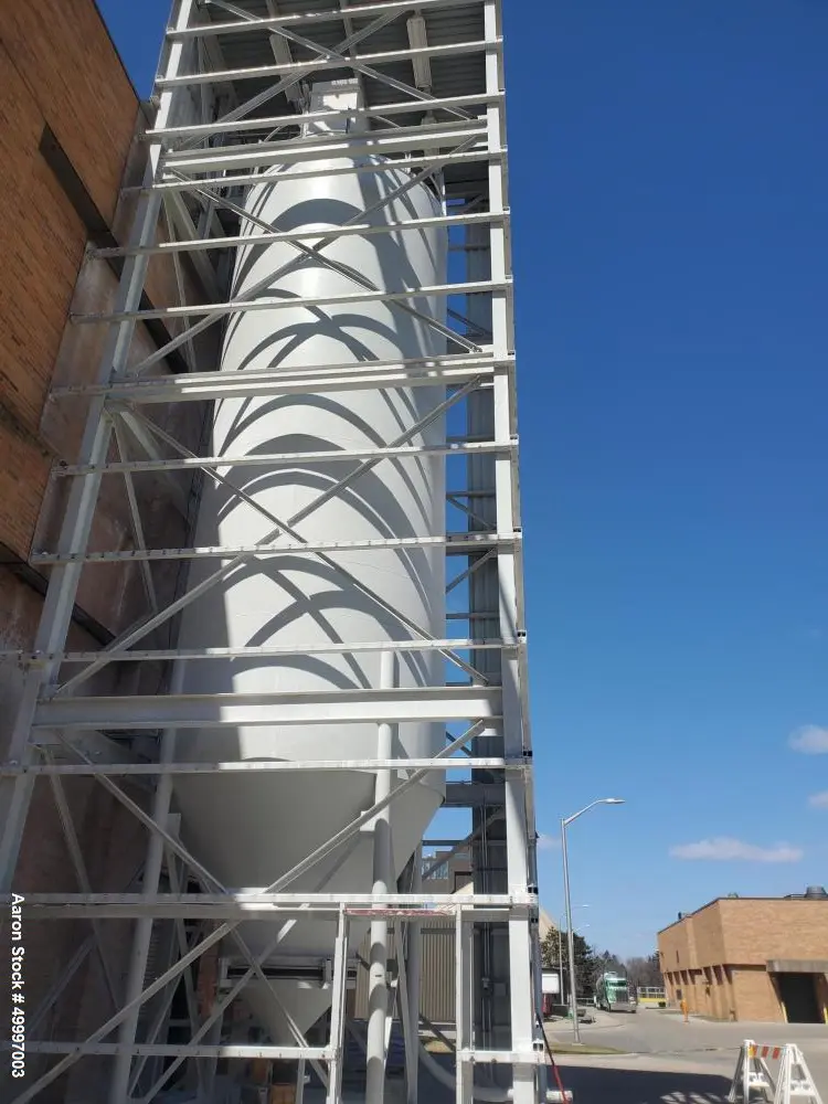 Used Peabody TecTank Lime Silo – 3704 Cu. Ft. Carbon Steel Storage Silo