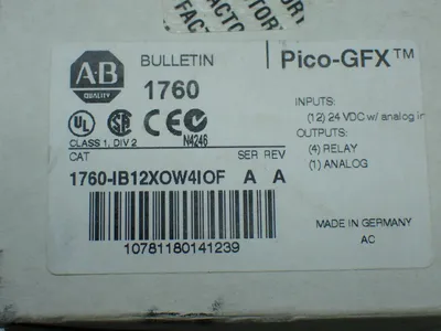 USED ALLENBRADLEY 1760IB12XOW4IOF