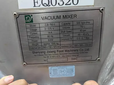Double Paddle Vacuum Meat Mixer