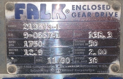 USED Falk 2135Y3-L