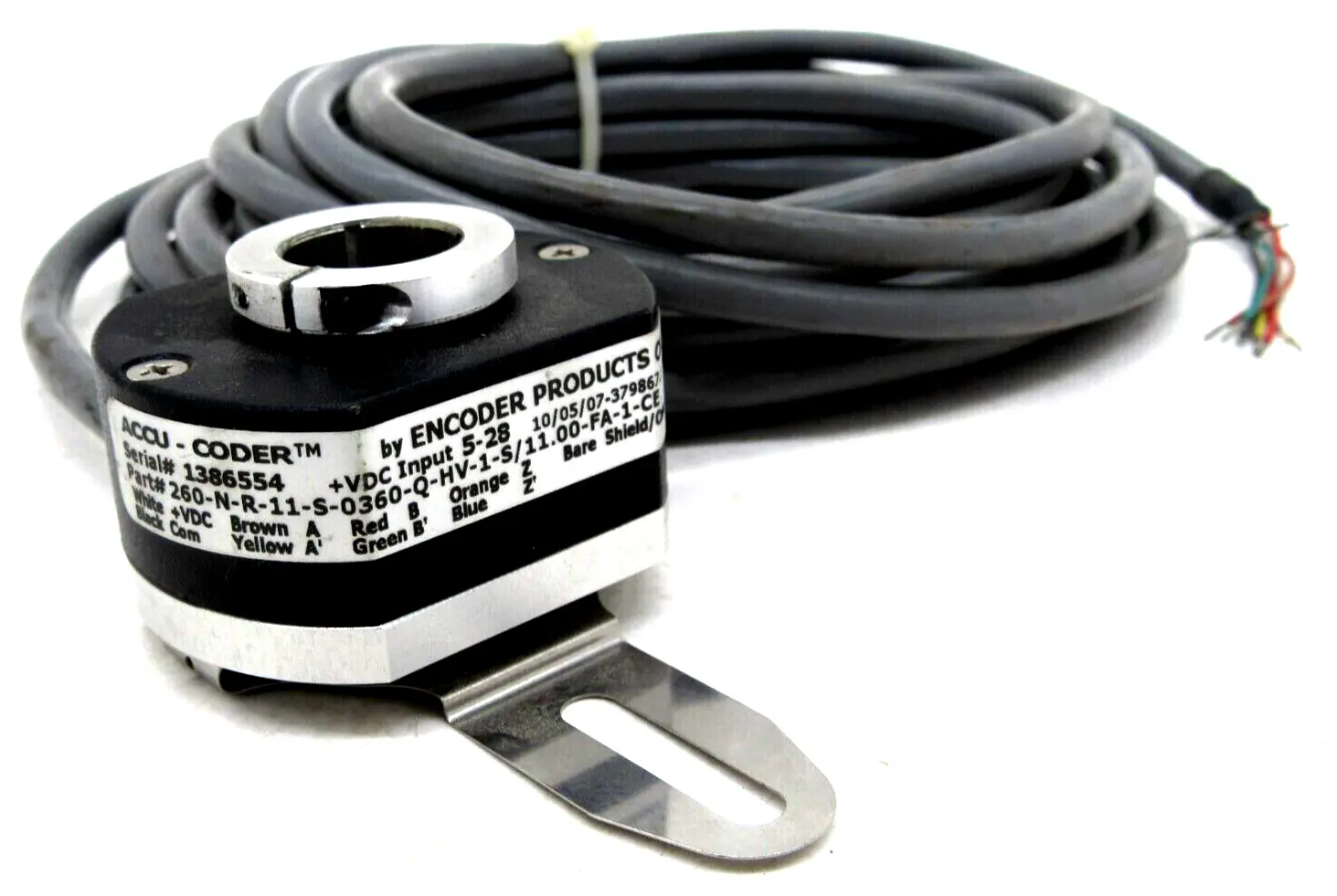 NEW ENCODER PRODUCTS 260-N-R-11-S-0360-Q-HV-1-S/11.00-FA-1-CE ENCODER