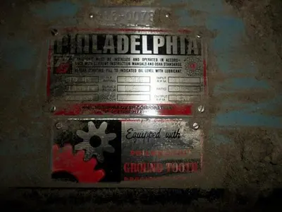 Philadelphia 3.56:1 Ratio 1244 HP Gear Reducer