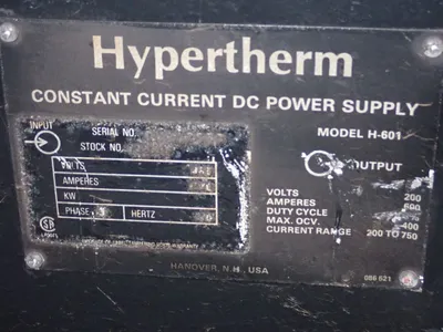 Used HYPERTHERM H601 Plasma Welders Ohio US | HGR 24 #1405178
