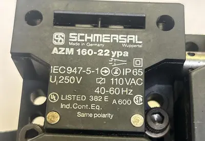 Used SCHMERSAL AZM160-22YPA Relays & Switches | Surplus Asset Holdings #1205694