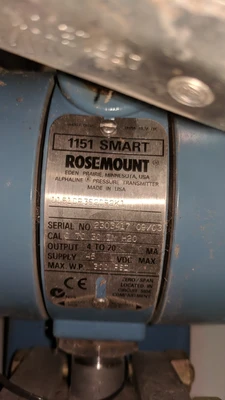 Used _UNKNOWN_ 1151DP3S2DB2K1 Pressure Transmitters Minnesota US | A&I Equipment #1317762